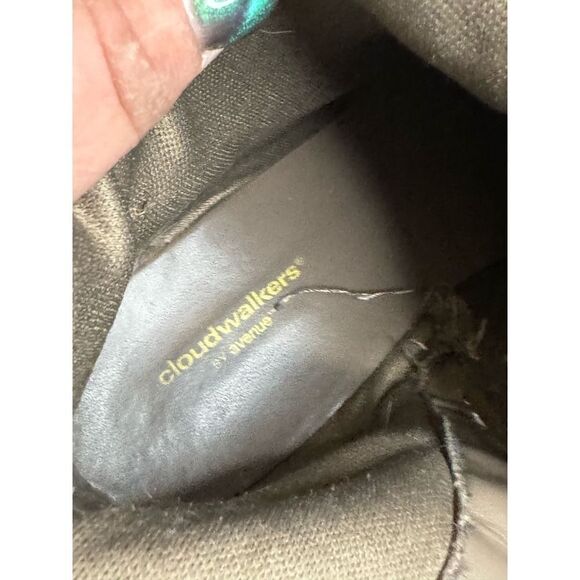 10m cloudwalkers by avenue lace up sweater knee high boots tan - Picture 6 of 7